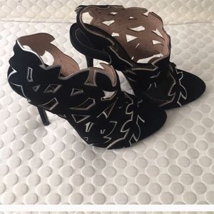 Leather Zara heels size 6.5